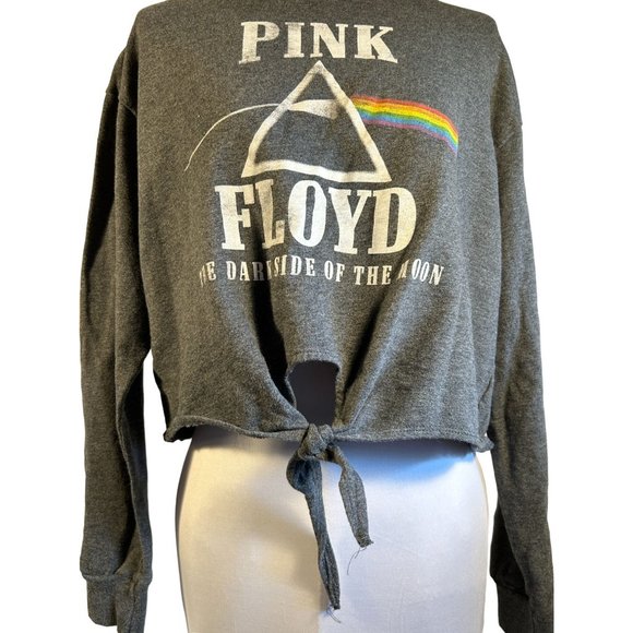 Pink Floyd The Dark Side of the Moon Cropped Womens SweatShirt Size XL - Picture 10 of 10